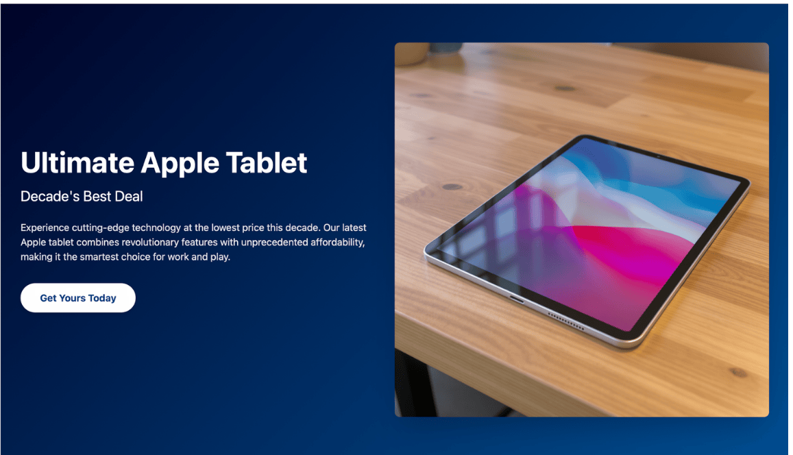 Apple Tablet-Power in Hands