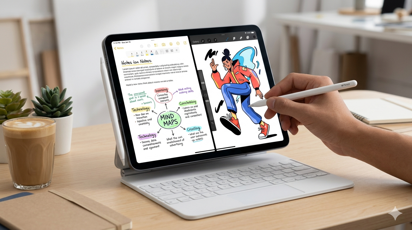 Apple Ipad Air Pro with Apple pencil Pro